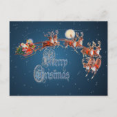 "VROLIJK KERSTMAN, AR & RENDIER DOOR SHARON SHARPE FEESTDAGENKAART (Voorkant)