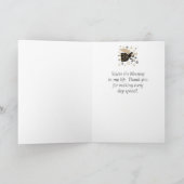 Vrolijk kerstMan Ik hou van Special Angel Card Kaart (Binnen)