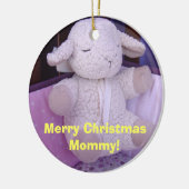 Vrolijk kerstman mama! sieraden waar ik van hou keramisch ornament (Links)