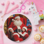 Vrolijk Kerstman Papier Bord (Feest)
