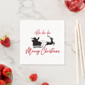 Vrolijk Kerstman Papier servet (Insitu)