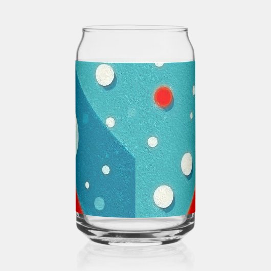 vrolijk kerstmangezicht blikvorm glas (Rechts)