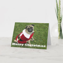Vrolijk kerstmannetje feestdagen kaart