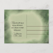  vrolijk kerstmeisje rode jurk zwarte kat feestdagenkaart (Achterkant)