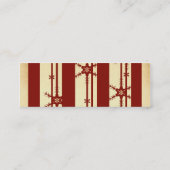 Vrolijk kerstmini-Visitekaartjes () Mini Visitekaartje (Achterkant)