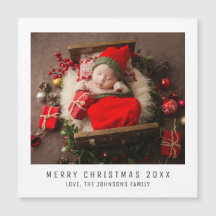 Vrolijk Kerstmis Baby Kinder Foto Gift Keepsake Id