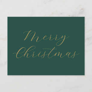 Vrolijk Kerstmis Bedrijfsnaam Medewerker Goud Feestdagenkaart