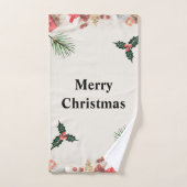 Vrolijk Kerstmis Beste Badkamer Handdoek Set (Handdoek)