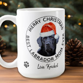 Vrolijk Kerstmis Beste Labrador Moeder Ooit Zwart  Koffiemok