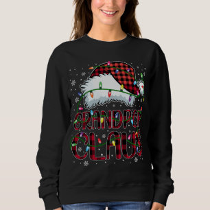 Vrolijk Kerstmis Buffel Plaid Rode Kerstman Hoed G Trui