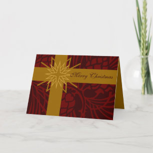 Vrolijk kerstmis Cadeau III Feestdagen Kaart