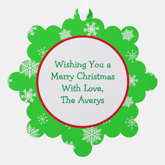 Vrolijk Kerstmis Camping Pun Retro RV Camper Ornament Kaart (Achterkant)