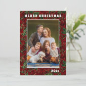 Vrolijk Kerstmis Chic Feestelijke Feestdagen Famil (Staand voorkant)