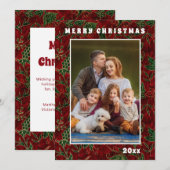 Vrolijk Kerstmis Chic Feestelijke Feestdagen Famil (Voorkant / Achterkant)