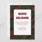 Vrolijk Kerstmis Chic Feestelijke Feestdagen Famil (Achterkant)