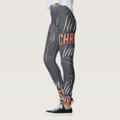 Vrolijk KERSTMIS Christelijk Jesus God Chalkboard Leggings (Links)