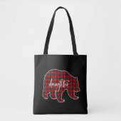 Vrolijk Kerstmis Dachshund Hond Canvas Tote Bag (Voorkant)