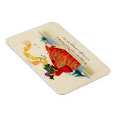 Vrolijk Kerstmis Dame Flexibele Magneet (Rechterzijde)