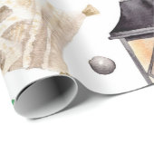 Vrolijk Kerstmis Decoratie Gnoom Cadeaupapier (Rol Hoek)