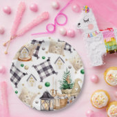 Vrolijk Kerstmis Decoratie Gnoom Papieren Bordje (Feest)