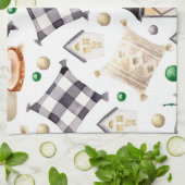 Vrolijk Kerstmis Decoratie Gnoom Theedoek (Gevouwen)