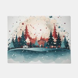 Vrolijk Kerstmis Deurmat Ontwerp