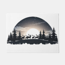 Vrolijk Kerstmis Deurmat Ontwerp