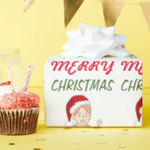 Vrolijk Kerstmis Doctor Practitioner Feestelijk Cadeaupapier