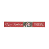 Vrolijk Kerstmis Eenvoudig Wit Manuscript Return A (Individueel)