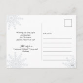 Vrolijk Kerstmis Eenvoudige Aangepaste Familie Fot Feestdagenkaart (Achterkant)