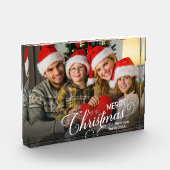 Vrolijk Kerstmis Eenvoudige Aangepaste Foto (Links)