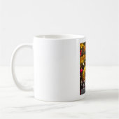 Vrolijk Kerstmis Eenvoudige Aangepaste Foto Koffiemok (Links)