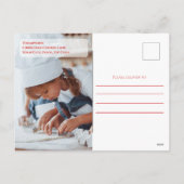 Vrolijk Kerstmis Eenvoudige Fotocollage Groet Feestdagenkaart (Achterkant)