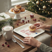 Vrolijk Kerstmis Eenvoudige Moderne Typografie Papieren Bordje