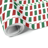 Vrolijk Kerstmis Elegant & Modern aanpassen Cadeaupapier (Rol Hoek)