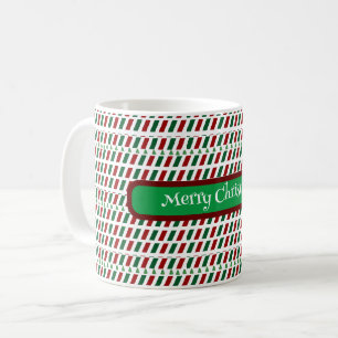Vrolijk Kerstmis Elegant & Modern aanpassen Koffiemok