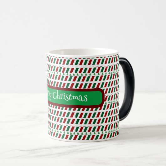 Vrolijk Kerstmis Elegant & Modern aanpassen Magische Mok (Voorkant rechts)