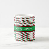 Vrolijk Kerstmis Elegant & Modern aanpassen Magische Mok (Center)