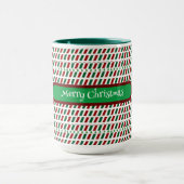 Vrolijk Kerstmis Elegant & Modern aanpassen Mok (Midden)
