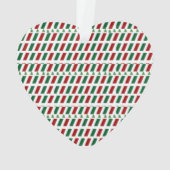 Vrolijk Kerstmis Elegant & Modern aanpassen Ornament (achterkant)