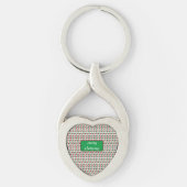Vrolijk Kerstmis Elegant & Modern aanpassen Sleutelhanger (Voorkant)