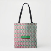 Vrolijk Kerstmis Elegant & Modern aanpassen Tote Bag (Voorkant)