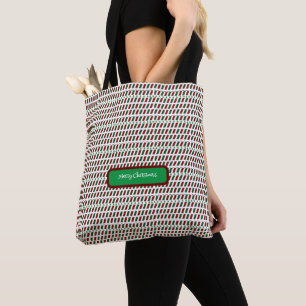Vrolijk Kerstmis Elegant & Modern aanpassen Tote Bag