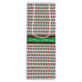 Vrolijk Kerstmis Elegant & Modern aanpassen Wijn Cadeautas (Voorkant)