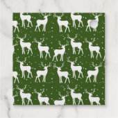 Vrolijk Kerstmis Elegant Modern Script | Berry Bedankjes Labels (Achterkant)