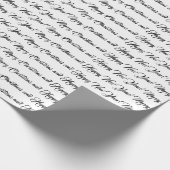 Vrolijk Kerstmis en het Happy Nieuwjaarsmanuscript Cadeaupapier (Hoek)