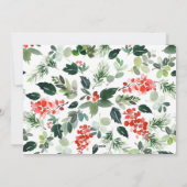 Vrolijk Kerstmis Familie Collage Kleurrijke Typogr Feestdagenkaart (Achterkant)