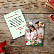 Vrolijk Kerstmis Familie Foto Lief en Gelukkig Kaa