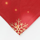 Vrolijk Kerstmis Familie Hart Moderne Fotocollage Fleece Deken (Hoek)