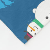 Vrolijk Kerstmis Feestelijk Patroon Ontwerp Fleece Deken (Hoek)